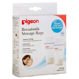 Pigeon - Breast Milk Storage Bags 180ml 25 Bags