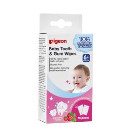 Pigeon - Baby Tooth & Gum Wipes 20 Sheets Strawberry