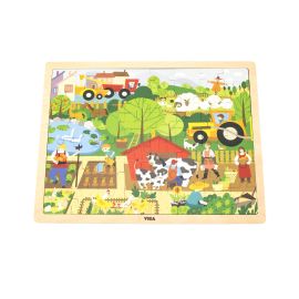 Wooden Farm Puzzle - 48 Pieces