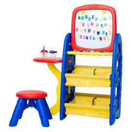 Crayola - Double-sided Easel with a 6-in-1 Creativity Center Board