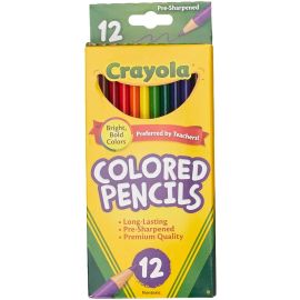 Crayola - Colored Pencils, Long, Pack of 12