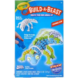 Crayola Build A Beast Chameleon, Model Magic Craft Kit