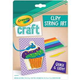 Crayola Clay String Art Cupcake