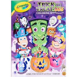 Crayola Halloween Coloring Book, Trick Or Treat, Gift for Kids, 64 Pages 