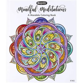 Crayola Mandala Coloring Book, Mindful Meditations