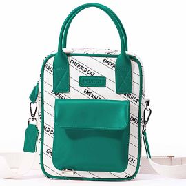 Emerald Cat - Crossbody Bag - Green