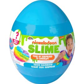 Cra-Z-Art Nickelodeon Slime Neon Rainbow Giant Egg Surprise Unboxing Kit