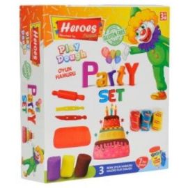 ER Toys Play-Dough: Heroes Party Plasticine Set 7pcs