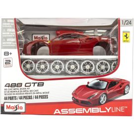Maisto - 1:24 Scale - Ferrari 488 GTB - Red