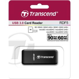 Transcend TS-RDF5K USB 3.0 SDHC / SDXC / microSDHC/SDXC (UHS-I) Memory Card Reader