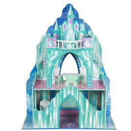 Teamson Kids Dreamland Ice Mansion 12" Doll House Aqua Blue