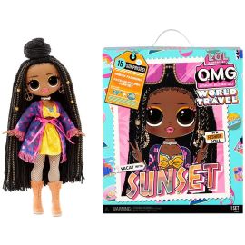 L.O.L. Surprise! OMG World Travel Sunset Fashion Doll with 15 Surprises 