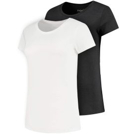 Nooboo Maternity Cooling T-Shirt - Set of 2 - Black & White