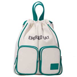 Emerald Cat - Nomad Drawstring Bag - Green