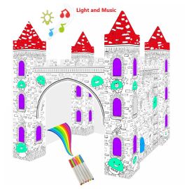 Eazy Kids - Diy Doodle Erasable Painting Castle