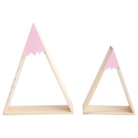 Lovely Baby - Triangle Shelf - Pink