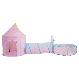 Lovely Baby - Playhouse Tent With Tunnel - Pink
