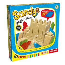 Lisciani - Sandy Mega Castle w/ Plastic Molds Stem Toy 600g