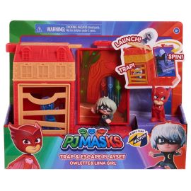PJ Masks - Night Time Micros Trap And Escape - Red