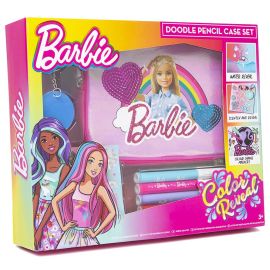 Barbie - Colour Reveal Pencil Case Set